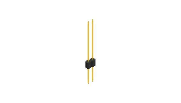 Fischer Elektronik Stiftleiste (Standard) Anzahl Reihen: 1 10059555 10St.