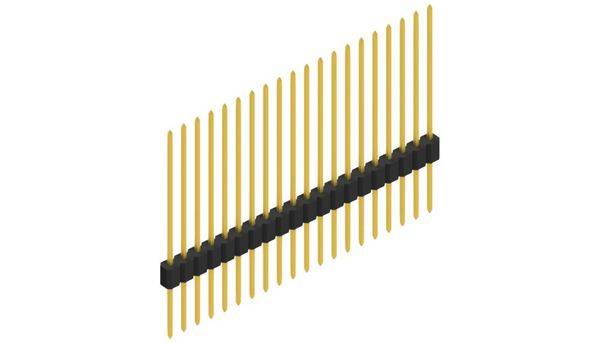 Fischer Elektronik Stiftleiste (Standard) Anzahl Reihen: 1 10059591 10St.