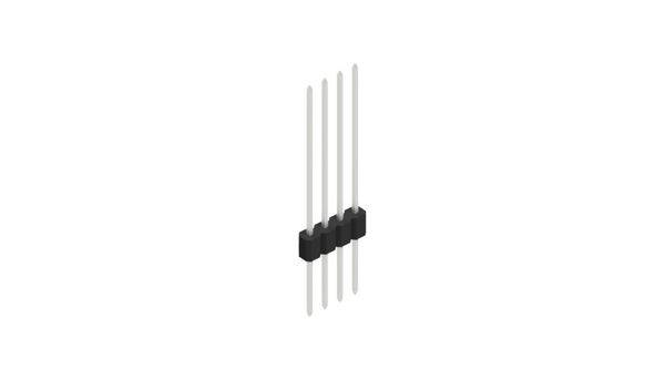 Fischer Elektronik Stiftleiste (Standard) Anzahl Reihen: 1 10059560 10St.