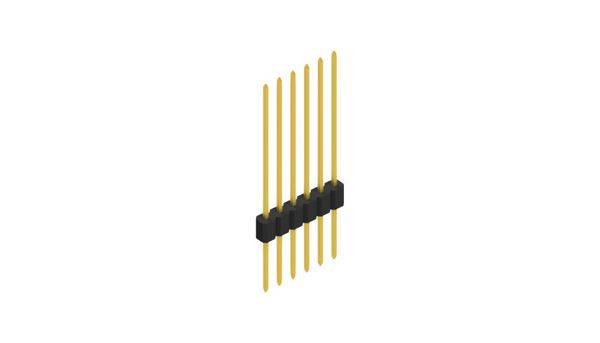 Fischer Elektronik Stiftleiste (Standard) Anzahl Reihen: 1 10059563 10St.