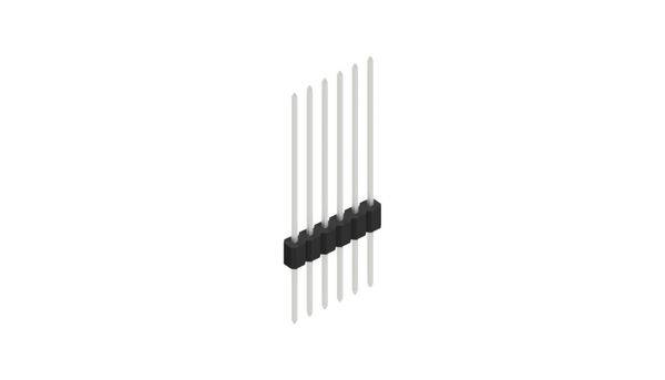 Fischer Elektronik Stiftleiste (Standard) Anzahl Reihen: 1 SLMN111176Z 10St.