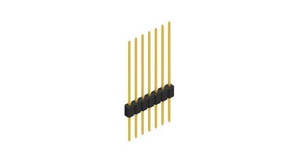 Fischer Elektronik Stiftleiste (Standard) Anzahl Reihen: 1 10059564 10St.