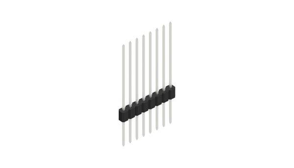 Fischer Elektronik Stiftleiste (Standard) Anzahl Reihen: 1 10059567 10St.