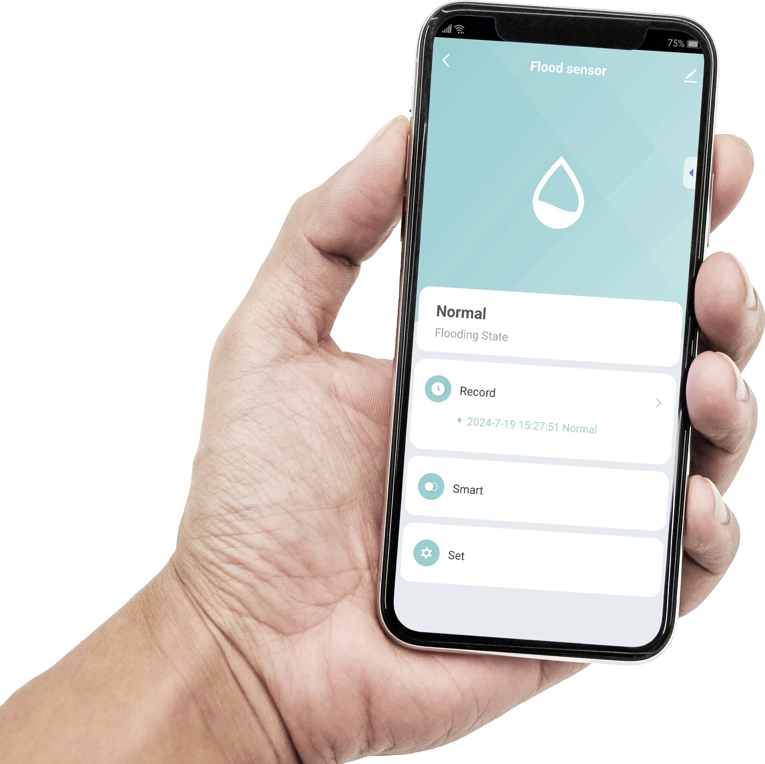 Sygonix SY-6515316 Funk-Wassermelder mit App-Steuerung batteriebetrieben