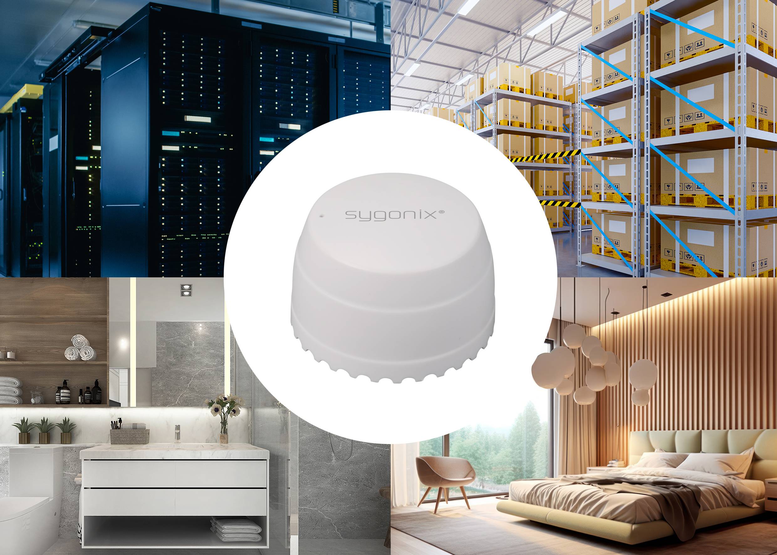 Sygonix SY-6515316 Funk-Wassermelder mit App-Steuerung batteriebetrieben