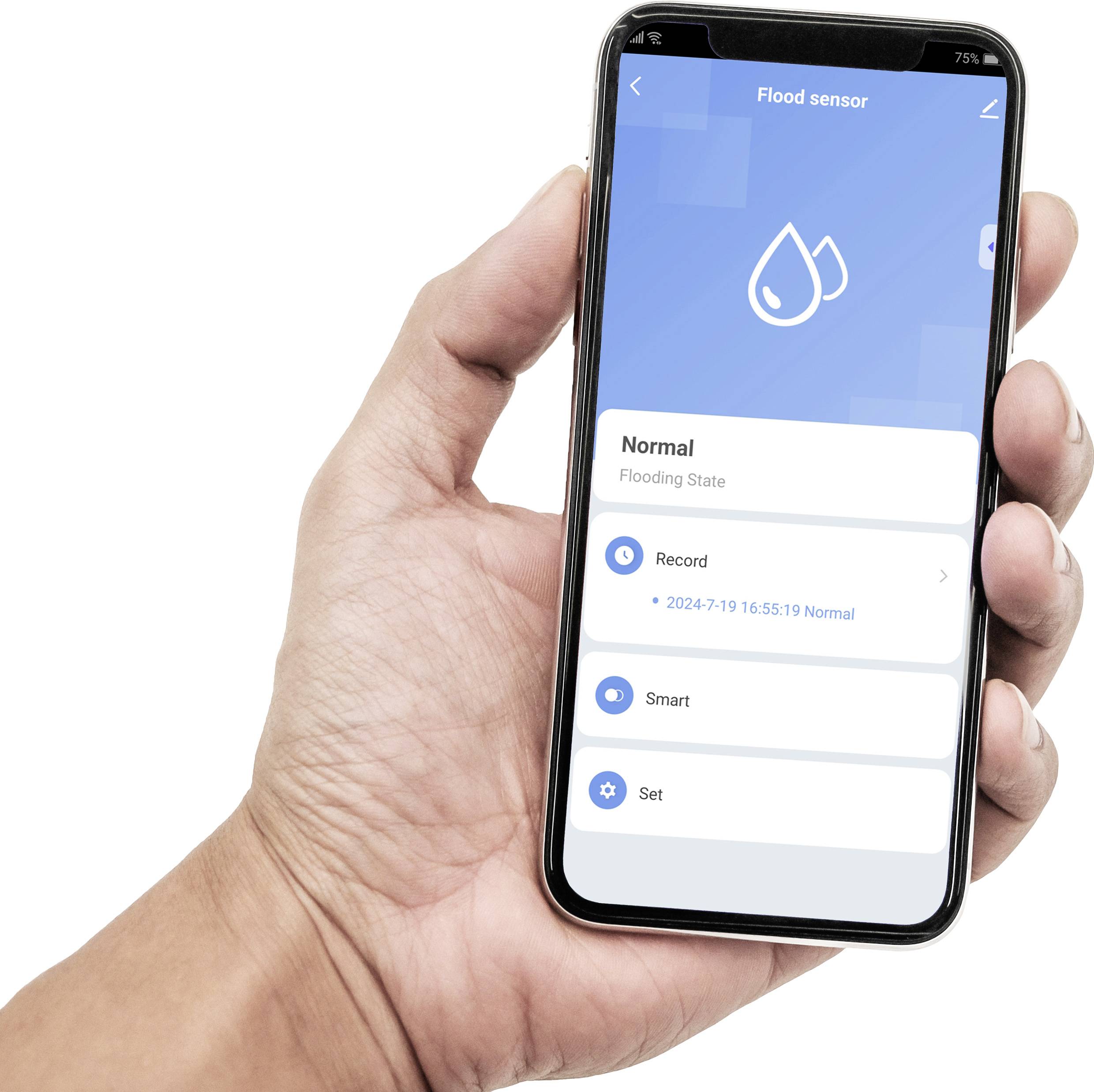 Sygonix SY-6515318 Funk-Wassermelder mit App-Steuerung batteriebetrieben