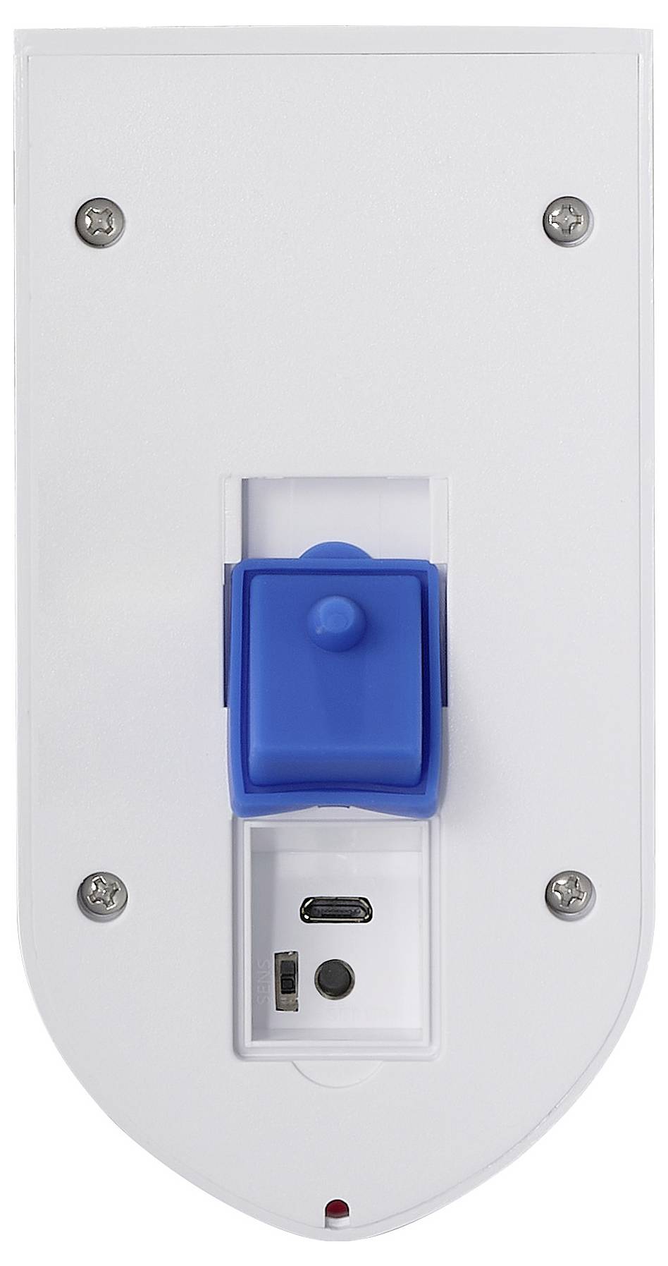 Sygonix Mini-Alarmanlage Weiß, Rot mit LED, mit Bewegungsmelder, mit Fernbedienung, mit Solar, mit WLAN 120 dB SY-6515320