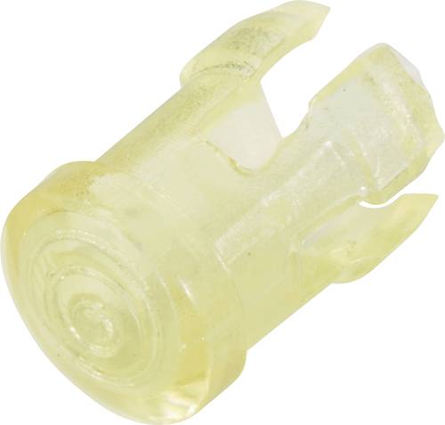 TRU COMPONENTS TC-13030648 Leuchtkappe Gelb, Transparent Passend für (LEDs) LED 3 mm
