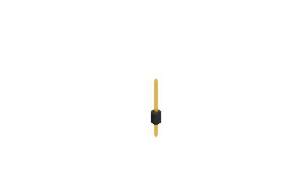 Fischer Elektronik Stiftleiste (Standard) Anzahl Reihen: 1 10060076 10St.
