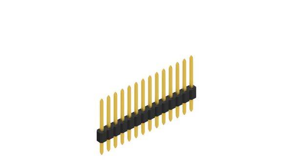 Fischer Elektronik Stiftleiste (Standard) Anzahl Reihen: 1 10060104 10St.