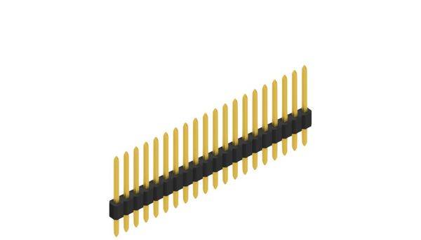 Fischer Elektronik Stiftleiste (Standard) Anzahl Reihen: 1 10060117 10St.