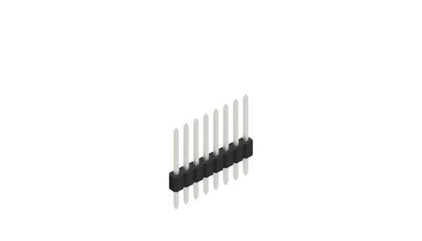 Fischer Elektronik Stiftleiste (Standard) Anzahl Reihen: 1 10060092 10St.