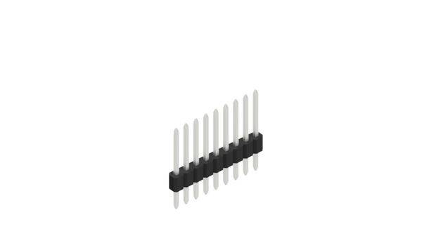 Fischer Elektronik Stiftleiste (Standard) Anzahl Reihen: 1 10060094 10St.