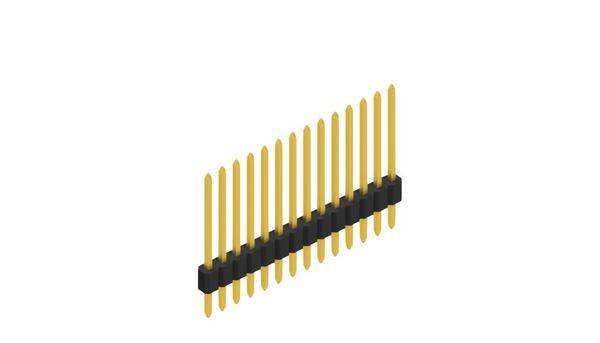 Fischer Elektronik Stiftleiste (Standard) Anzahl Reihen: 1 10060147 10St.