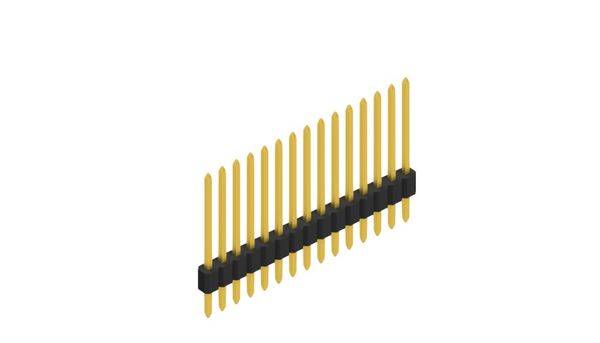 Fischer Elektronik Stiftleiste (Standard) Anzahl Reihen: 1 10060149 10St.