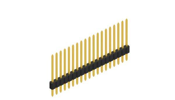 Fischer Elektronik Stiftleiste (Standard) Anzahl Reihen: 1 10060157 10St.