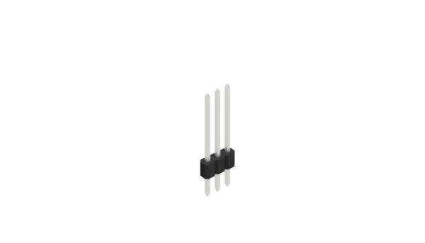 Fischer Elektronik Stiftleiste (Standard) Anzahl Reihen: 1 10060124 10St.