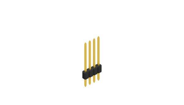 Fischer Elektronik Stiftleiste (Standard) Anzahl Reihen: 1 10060125 10St.