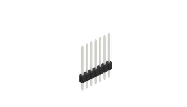 Fischer Elektronik Stiftleiste (Standard) Anzahl Reihen: 1 10060132 10St.