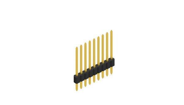 Fischer Elektronik Stiftleiste (Standard) Anzahl Reihen: 1 10060135 10St.