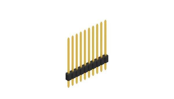 Fischer Elektronik Stiftleiste (Standard) Anzahl Reihen: 1 10060179 10St.