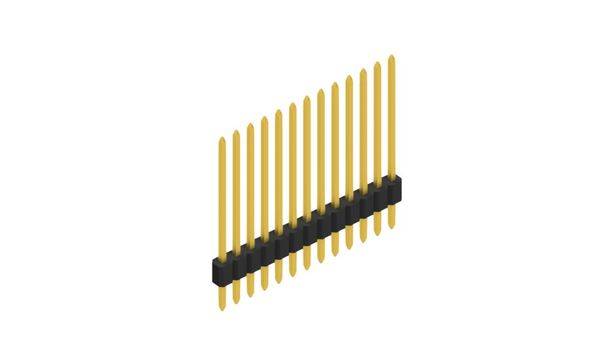 Fischer Elektronik Stiftleiste (Standard) Anzahl Reihen: 1 10060185 10St.
