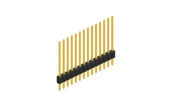 Fischer Elektronik Stiftleiste (Standard) Anzahl Reihen: 1 10060187 10St.