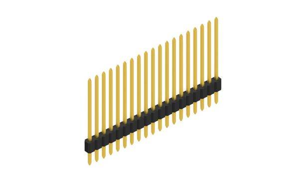 Fischer Elektronik Stiftleiste (Standard) Anzahl Reihen: 1 10060197 10St.