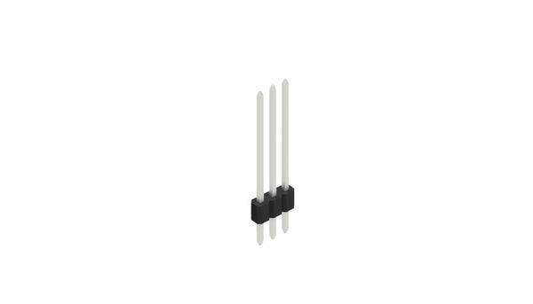 Fischer Elektronik Stiftleiste (Standard) Anzahl Reihen: 1 10060166 10St.