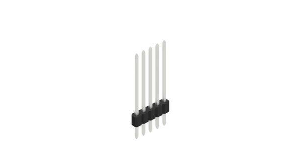 Fischer Elektronik Stiftleiste (Standard) Anzahl Reihen: 1 10060170 10St.