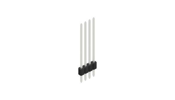 Fischer Elektronik Stiftleiste (Standard) Anzahl Reihen: 1 10060209 10St.