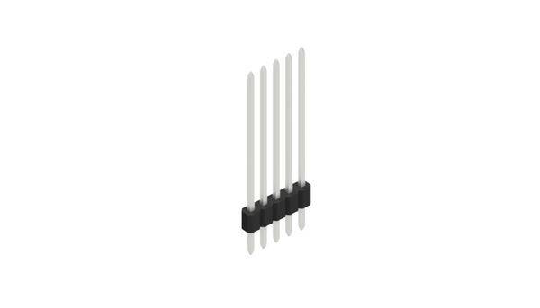 Fischer Elektronik Stiftleiste (Standard) Anzahl Reihen: 1 10060211 10St.