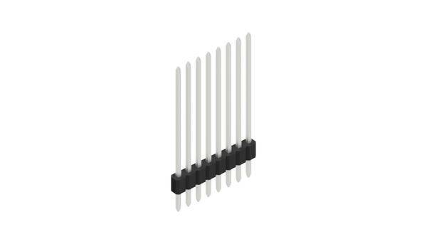Fischer Elektronik Stiftleiste (Standard) Anzahl Reihen: 1 10060217 10St.