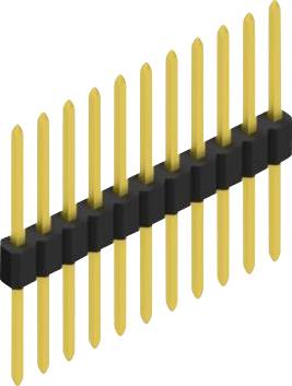Fischer Elektronik Stiftleiste (Standard) Anzahl Reihen: 1 10060264 10St.