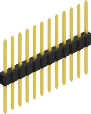 Fischer Elektronik Stiftleiste (Standard) Anzahl Reihen: 1 10060266 10St.
