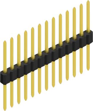 Fischer Elektronik Stiftleiste (Standard) Anzahl Reihen: 1 10060268 10St.