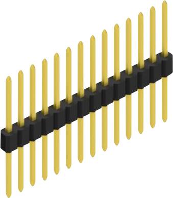 Fischer Elektronik Stiftleiste (Standard) Anzahl Reihen: 1 10060270 10St.