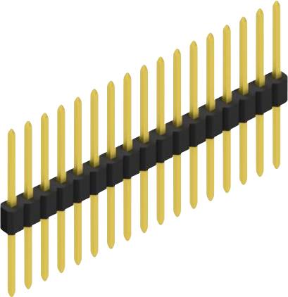 Fischer Elektronik Stiftleiste (Standard) Anzahl Reihen: 1 10060277 10St.