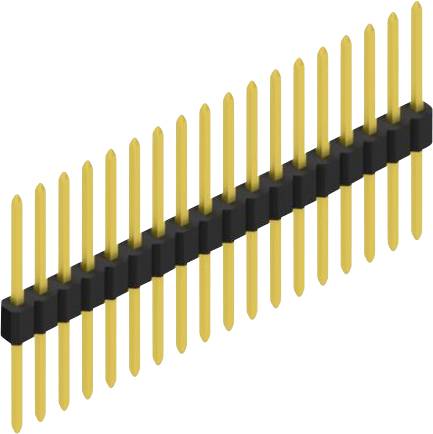 Fischer Elektronik Stiftleiste (Standard) Anzahl Reihen: 1 10060279 10St.