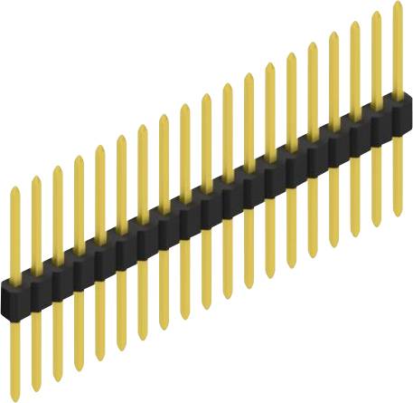 Fischer Elektronik Stiftleiste (Standard) Anzahl Reihen: 1 10060281 10St.