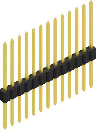 Fischer Elektronik Stiftleiste (Standard) Anzahl Reihen: 1 10060311 10St.