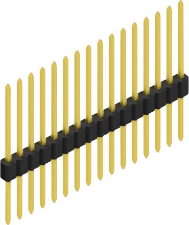 Fischer Elektronik Stiftleiste (Standard) Anzahl Reihen: 1 10060318 10St.