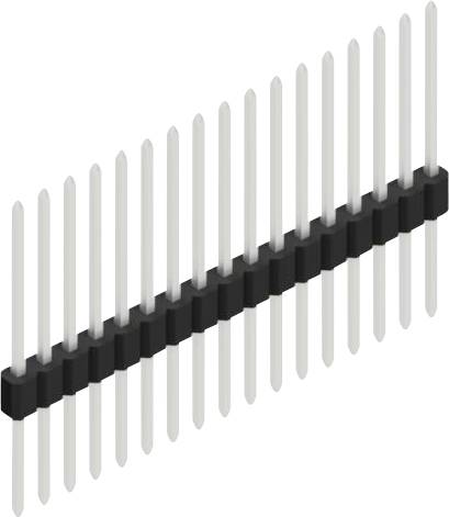 Fischer Elektronik Stiftleiste (Standard) Anzahl Reihen: 1 10060321 10St.