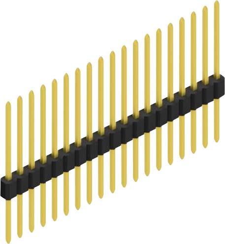 Fischer Elektronik Stiftleiste (Standard) Anzahl Reihen: 1 10060324 10St.