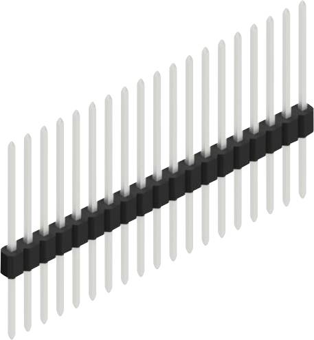 Fischer Elektronik Stiftleiste (Standard) Anzahl Reihen: 1 10060325 10St.