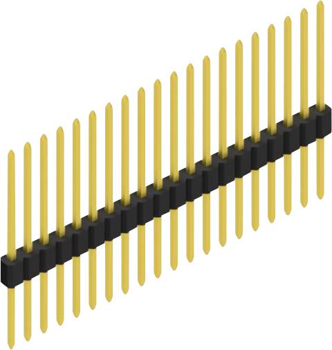Fischer Elektronik Stiftleiste (Standard) Anzahl Reihen: 1 10060326 10St.