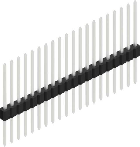 Fischer Elektronik Stiftleiste (Standard) Anzahl Reihen: 1 10060327 10St.