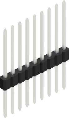 Fischer Elektronik Stiftleiste (Standard) Anzahl Reihen: 1 10060304 10St.