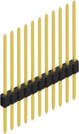 Fischer Elektronik Stiftleiste (Standard) Anzahl Reihen: 1 10060351 10St.