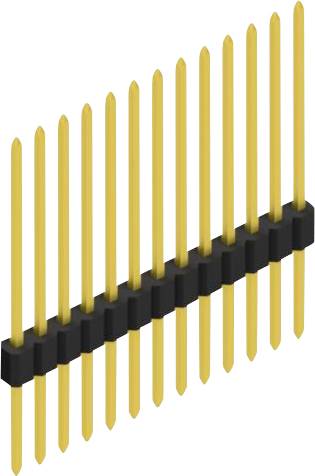 Fischer Elektronik Stiftleiste (Standard) Anzahl Reihen: 1 10060355 10St.